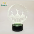 New Muslim style home night light creative plane acrylic Lin worship touch atmosphere light
