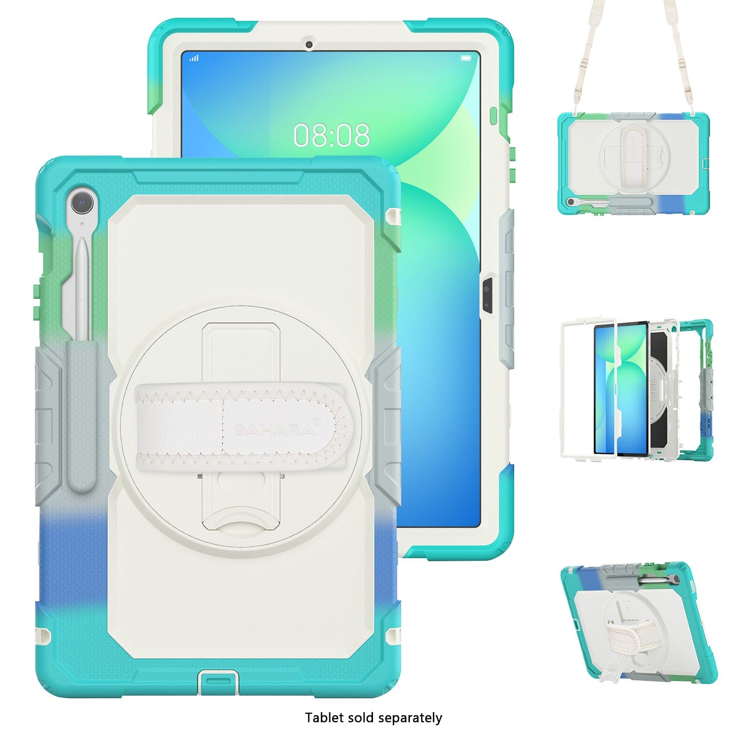 Samsung Galaxy Tab S10 FE+ Kid Proof Case - Heavy-Duty, Hand Strap | Wander Series
