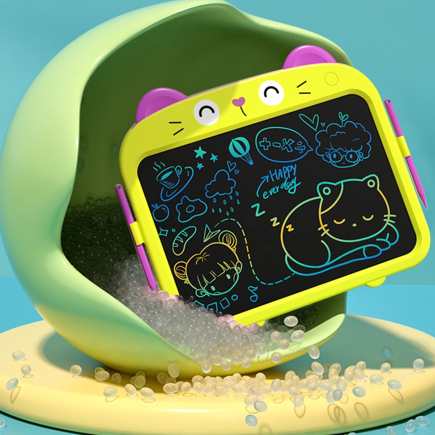 LCD Writing  Kids Tablet 13.5" - Color Display, One-Click Erase