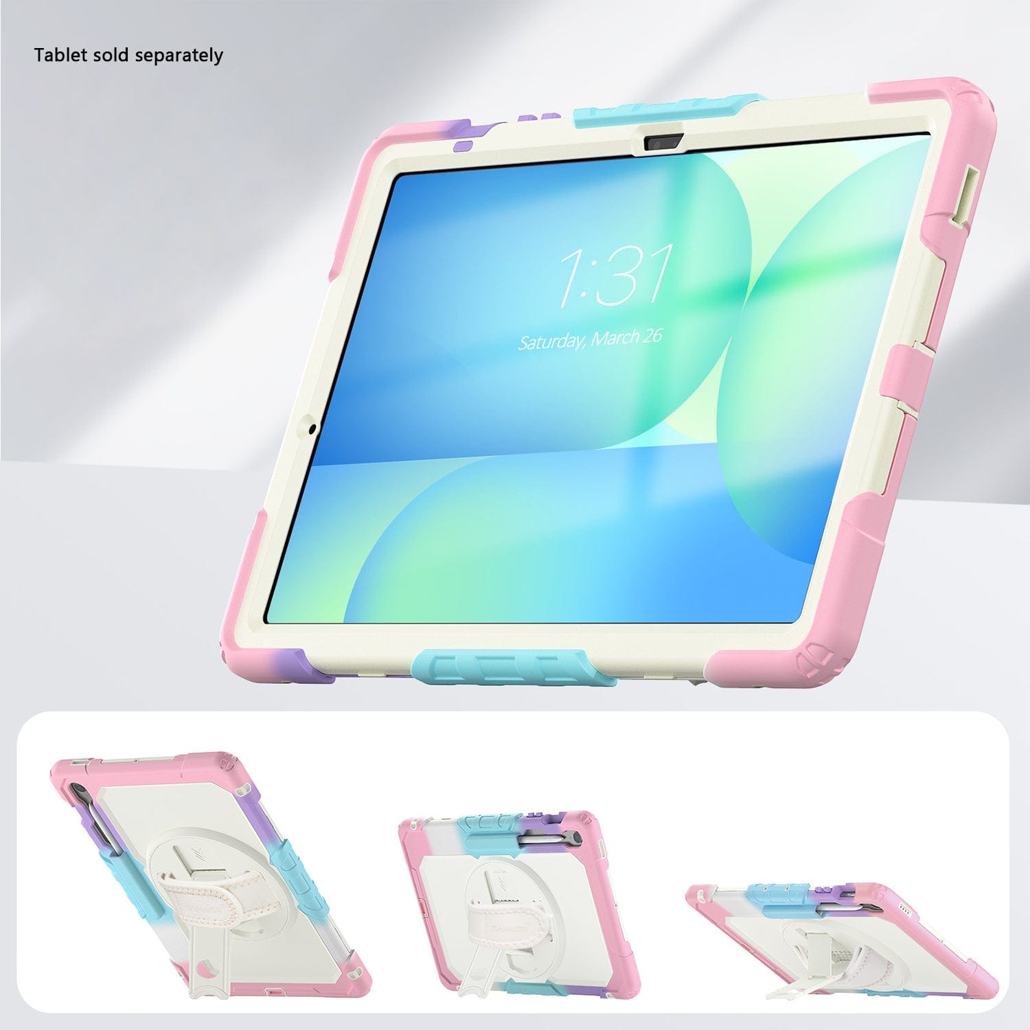 Samsung Galaxy Tab S10 FE+ Kid Proof Case - Heavy-Duty, Hand Strap | Wander Series