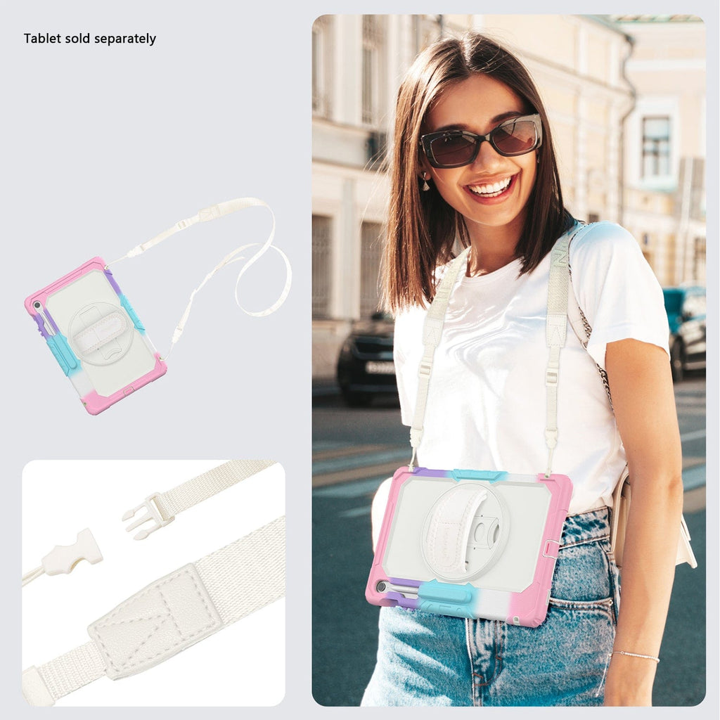Samsung Galaxy Tab S10 FE+ Kid Proof Case - Heavy-Duty, Hand Strap | Wander Series