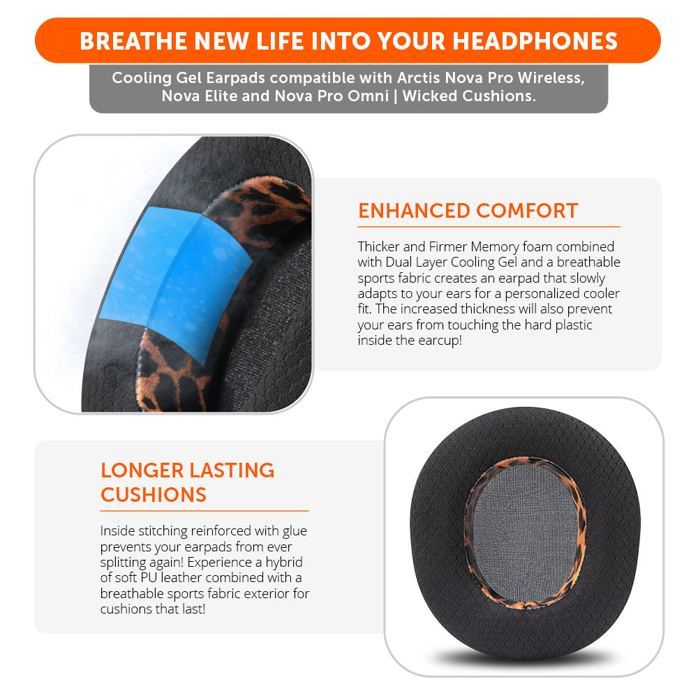 Arctis Nova Pro Wireless, Nova Elite & Nova Pro Omni Earpads - WC FreeZe Cooling Gel