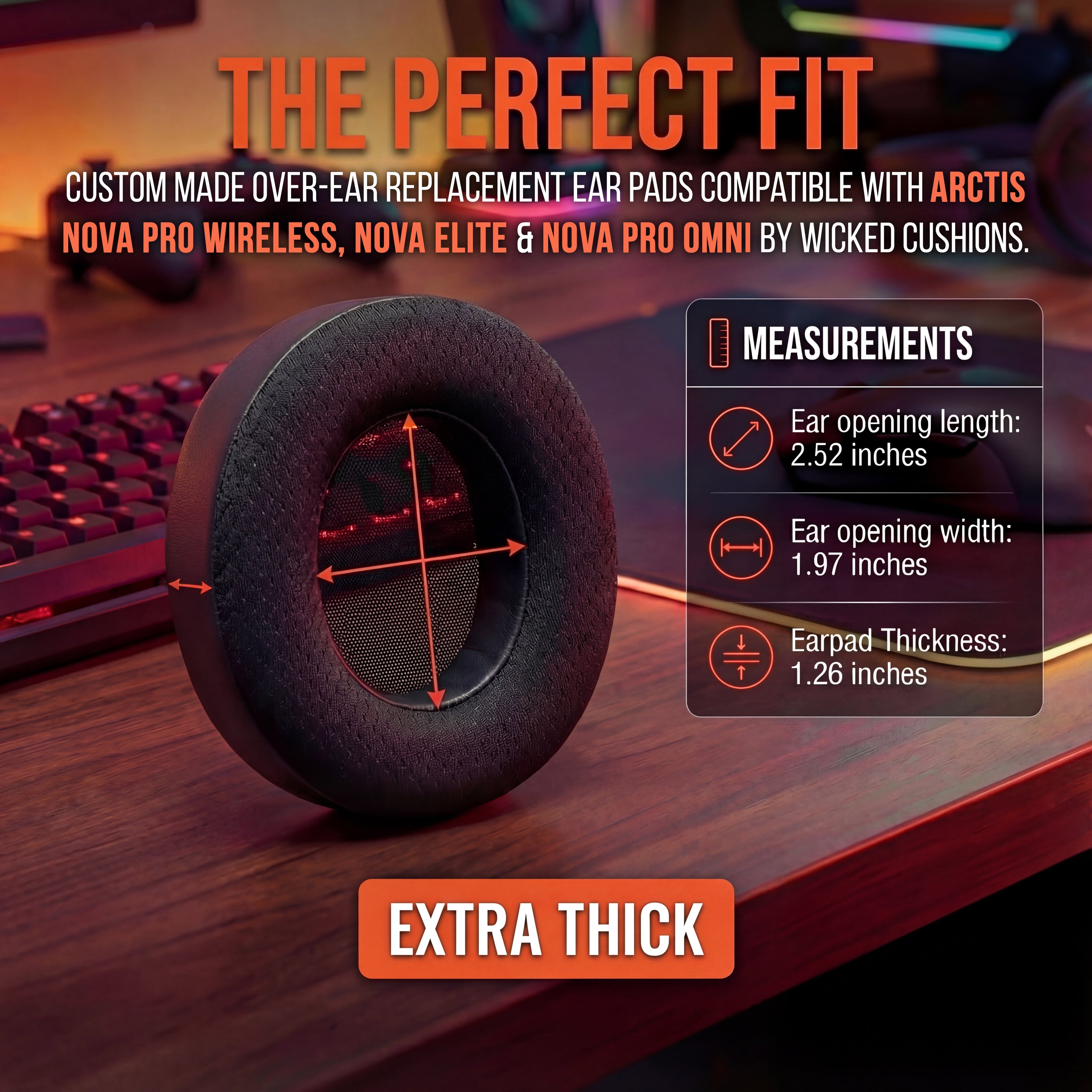 Arctis Nova Pro Wireless, Nova Elite & Nova Pro Omni Earpads - WC FreeZe Cooling Gel