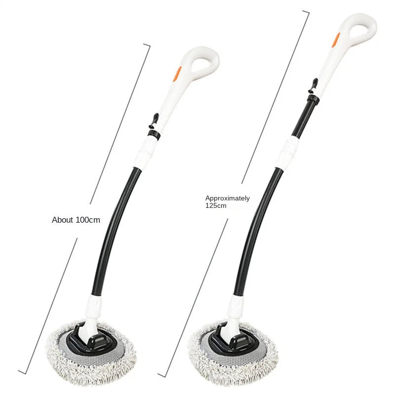 Car Wash Brush Car Cleaning Brush Telescoping Long Handle Mop Soft Hair Chenille Broom Window Wash Auto Accessories wash mop
