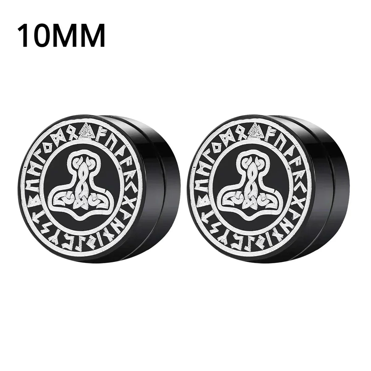 Crystal Magnetic Clip Earrings for Men and Women | Non Piercing Round Zircon Studs