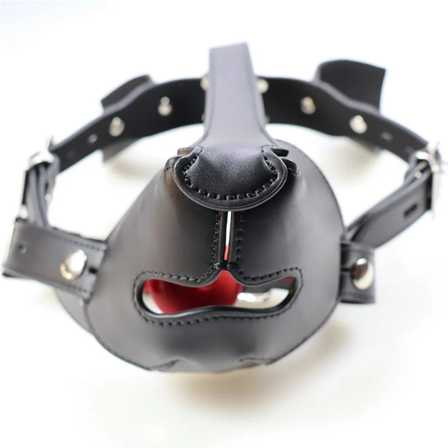 BDSM Puppy Play K9 Bondage Kit Dog Hood Binding band Mouth Ball Role-Playing Mask