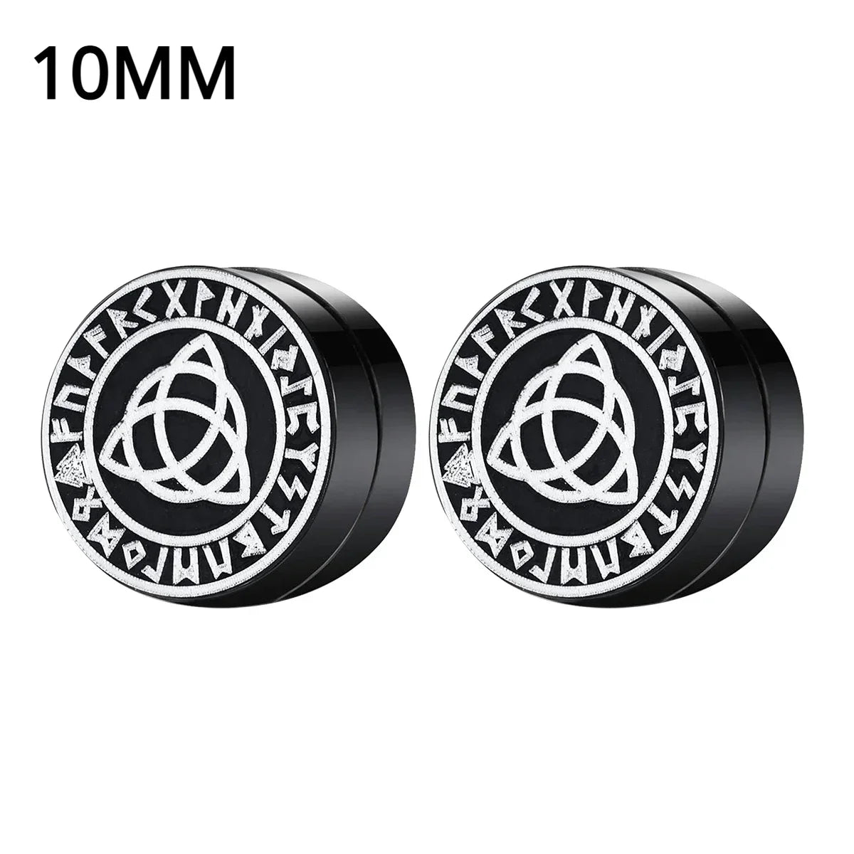 Crystal Magnetic Clip Earrings for Men and Women | Non Piercing Round Zircon Studs