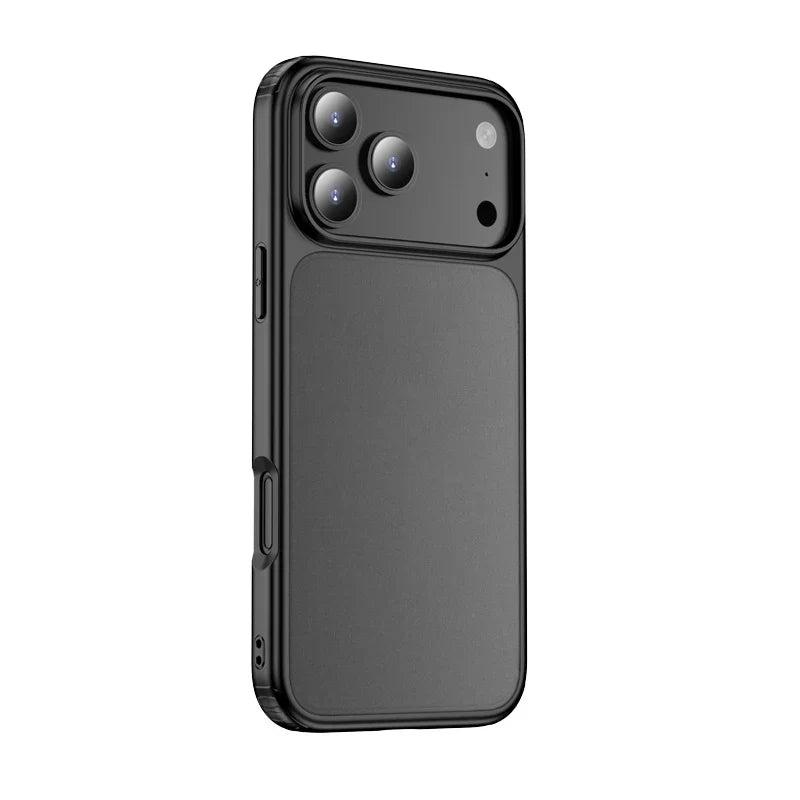 Premium Magnetic Charging Frosted Shockproof Phone Case for IPhone 17 Air 16 15 14 Plus Pro Max Skin Feeling Rugged Armor Cover