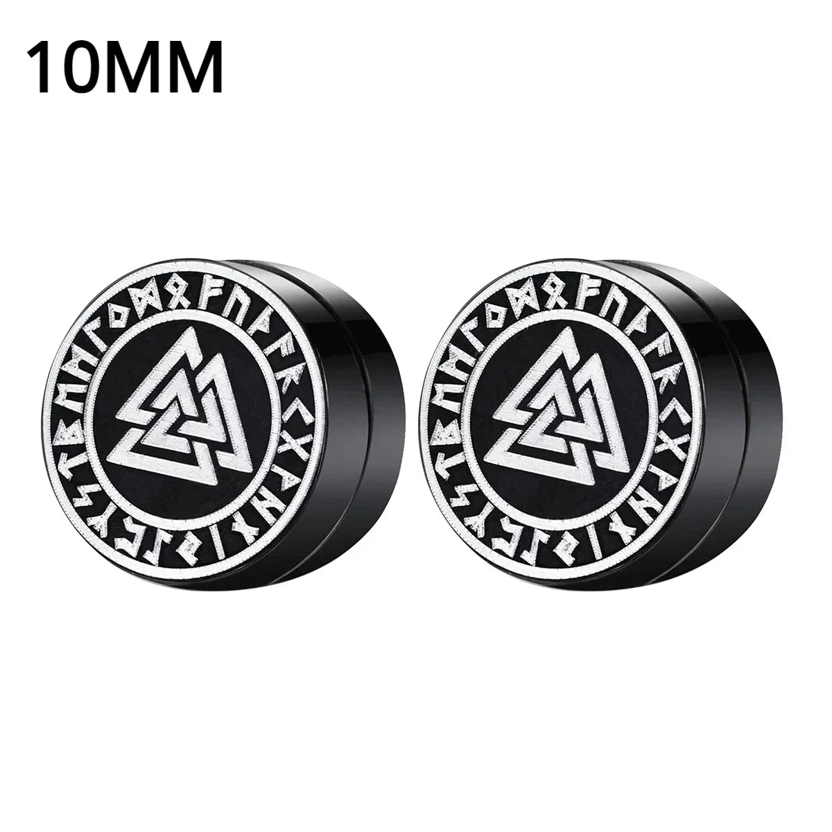 Crystal Magnetic Clip Earrings for Men and Women | Non Piercing Round Zircon Studs