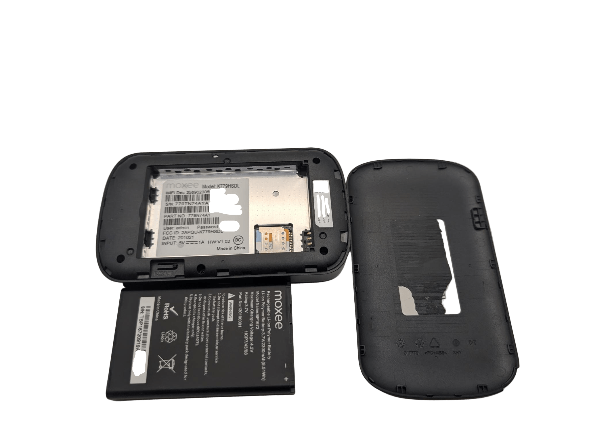 RayHunter IMSI Catcher / Stingray Detector – Moxee K779HSDL Hotspot – Professionally Refurbished & Pre-Installed – 4G LTE Cellular Threat Detection Device
