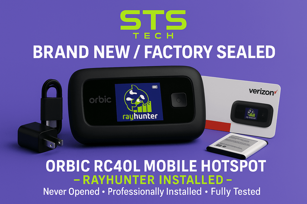 RayHunter IMSI Catcher & Stingray Detector – Orbic RC400L Hotspot