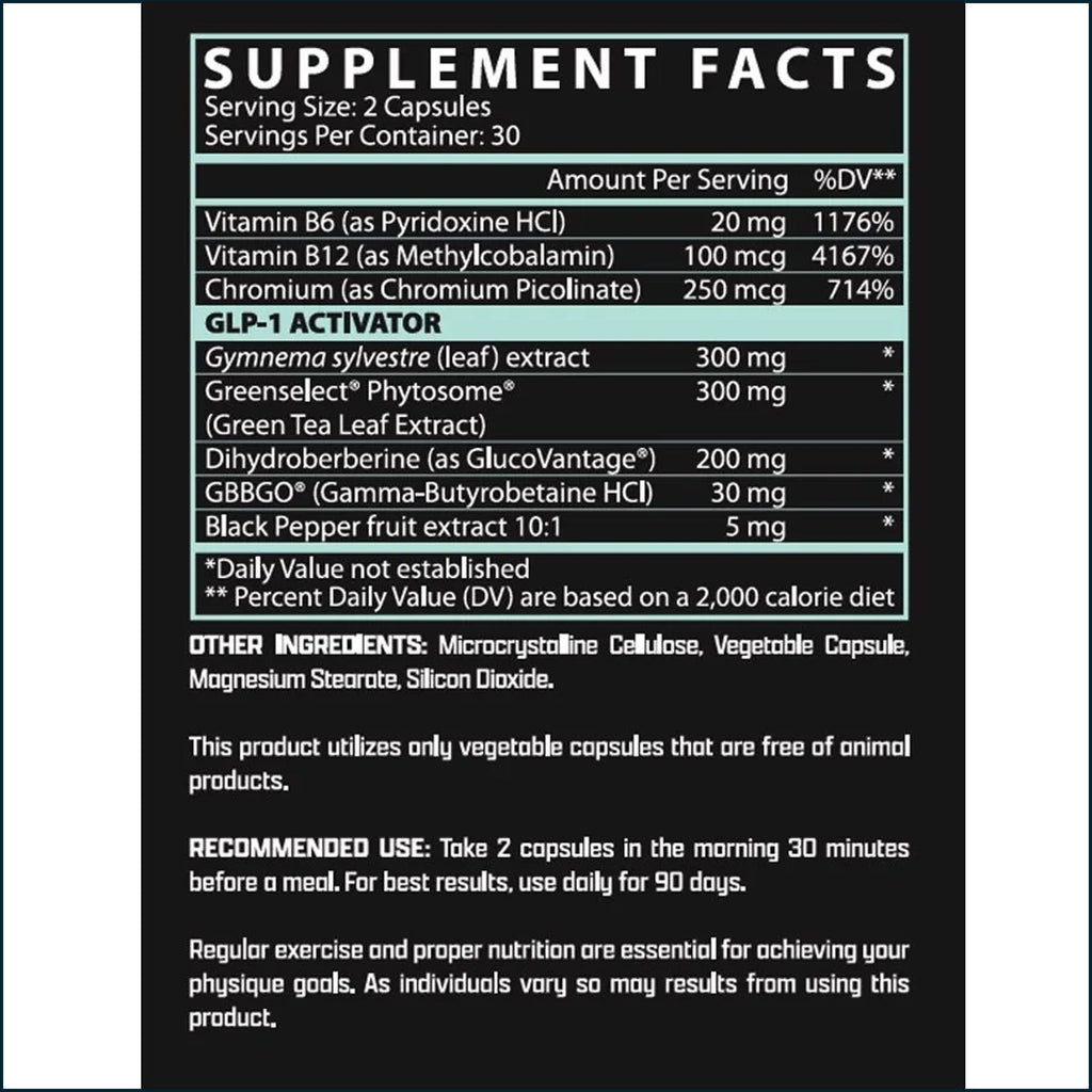 Nutrex GLP1+ Control, 60 Capsules
