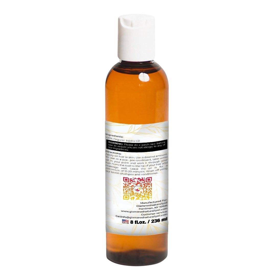 100% Organic Castor Oil for Hair Growth & Edges | GlammedNaturallyOil