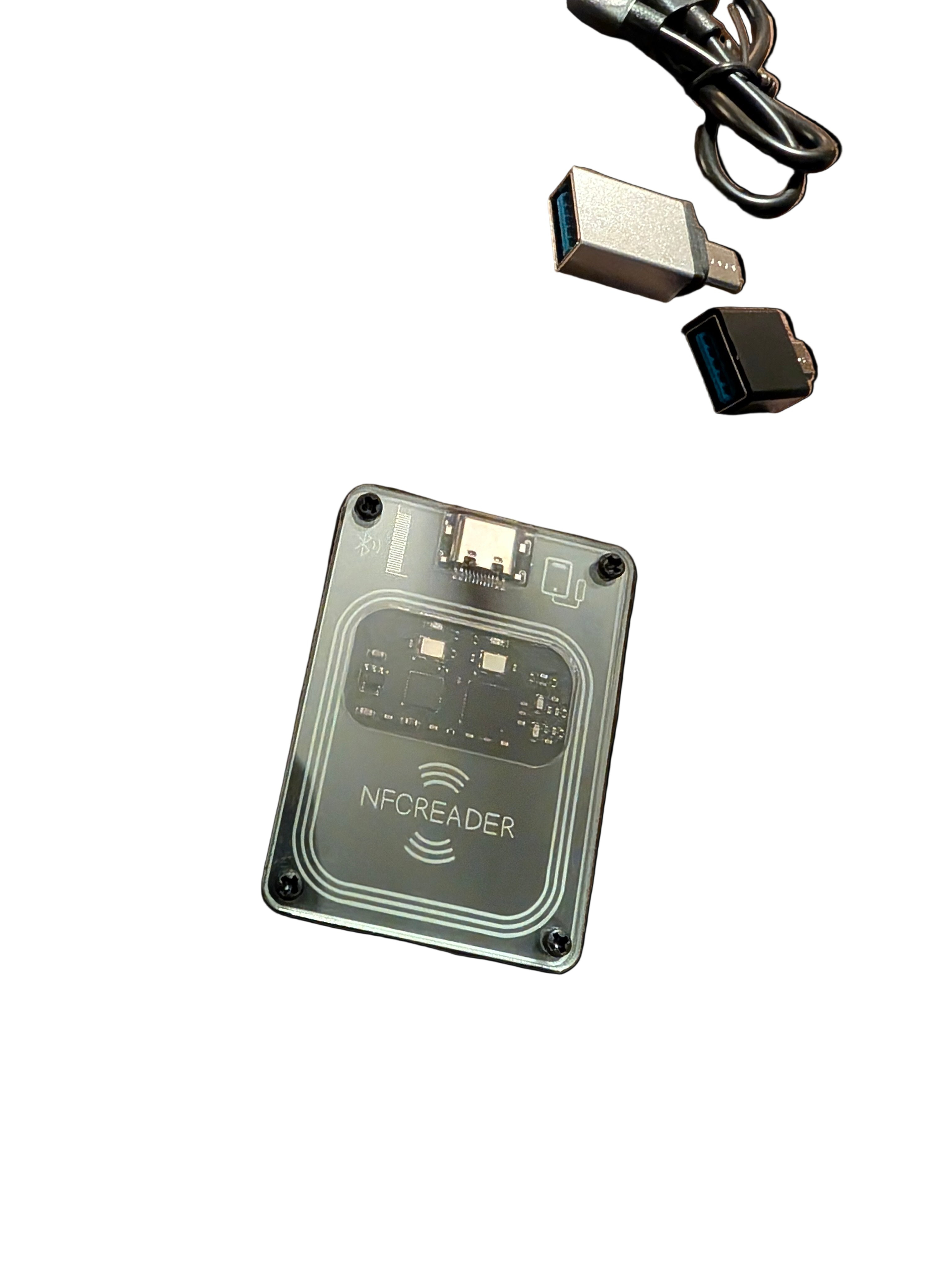 PCR532 NFC RFID Reader Writer | Bluetooth + USB | IC Card Reader Copier | 13.56MHz | STS Technologies