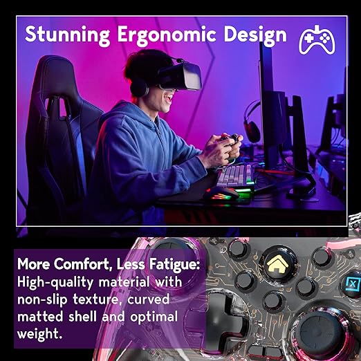 7-in-1 Wireless Game Controller Set for Switch, PC & Mobile