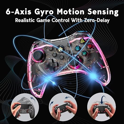 7-in-1 Wireless Game Controller Set for Switch, PC & Mobile